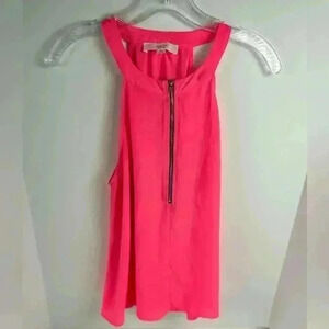 Love‎ Tree Pink Zipper Front Top- Size M